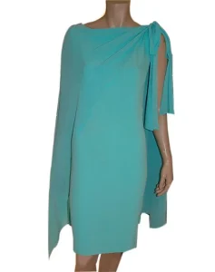 aqua cocktail dress