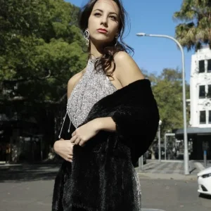 full mink shawl